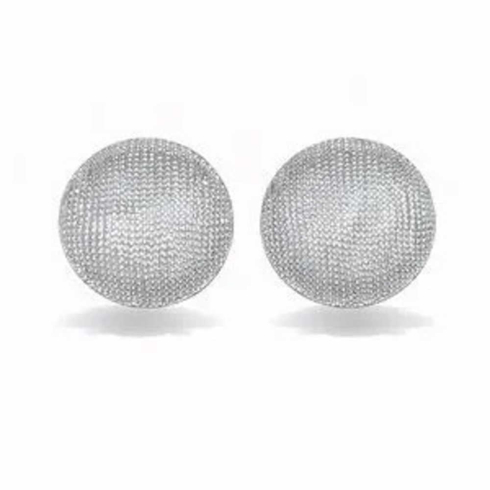 Trendy Minimalist Silver Clip-On Earrings